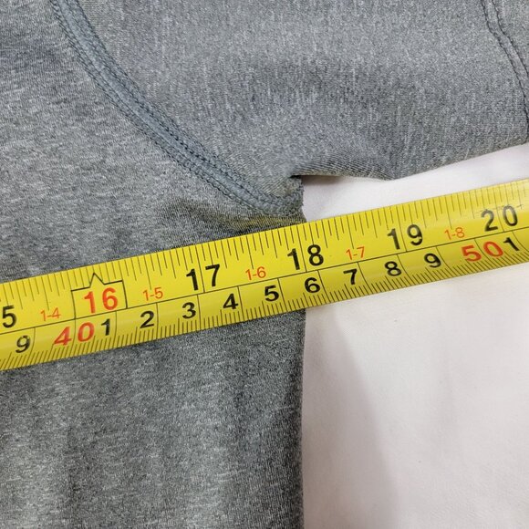 Nike Pro Combat Dri Fit Mens Medium Fitted T Shirt Gray Short Sleeve Athletic - Picture 9 of 11